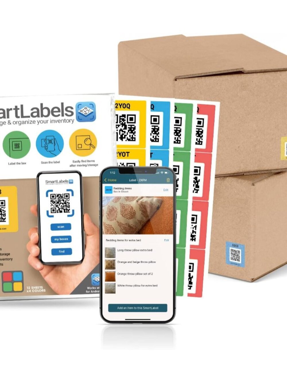 - QR Code Labels for Storage, Organization, Moving & Inventory - Picture 8 of 9